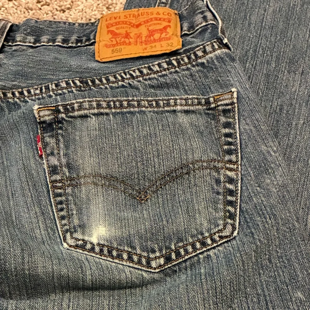 Levis classic worn